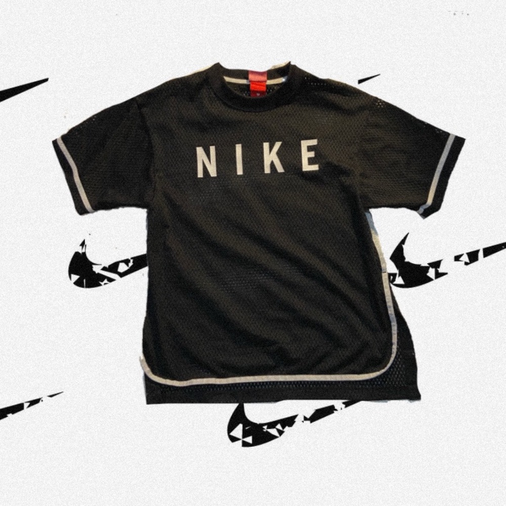 Nike black mesh top
